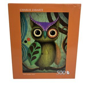Charlie Zabarte Jigsaw Puzzle The Samba Tree Owl 500 Pieces 14" X 19" Crafting